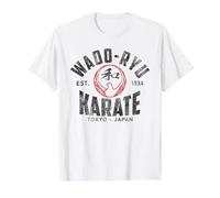 Wado-Ryu Karate Do Martial Arts Japan Tokyo Vintage Value Graphic T-Shirt, Men, White, L