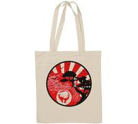 Wado Ryu Karate Okinawa Castle Martial Arts Graphic Natural Cotton Tote Bag White
