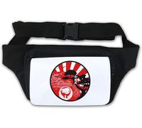 Wado Ryu Karate Okinawa Castle Martial Arts Graphic Waist Bag Fanny Pack White