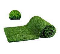 WADOODI High-Density Premium Artificial Grass Turf Mat 20mm/30mm Pile Height Natural and Realistic Looking Fake Grass for Indoor Outdoor Garden, Lawn, Landscape, Pet Dog Area (1m x 4m) (20mm)