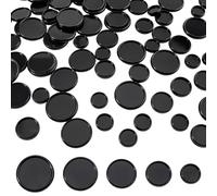 WADORN 110Pcs Discbound Discs, 5 Sizes Plastic Binder Rings Premium Planner Discs Binder Accessories Binding Rings for DIY Gift Notebooks Scrapbooking Planners Back to School Supplies, 0.75-1.38Inch