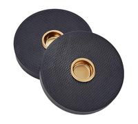 WADORN 2 Pcs Cello Rock Stop Black Endpin Anchor Non-Slip Mat Concert & Professional Use for Cello Double Bass, Non-Slip Stopper Cellos Accessories Rock Stop for School Concert Professional Use