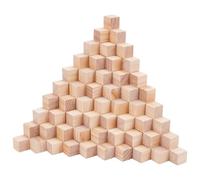 WADORN 300Pcs 0.6 Inch Wooden Cubes Bulk, Small Blank Square Wooden Blocks Unfinished Wood Square Blocks Mini Natural Craft Wood Cube for DIY Crafts Projects Making Home Decoration