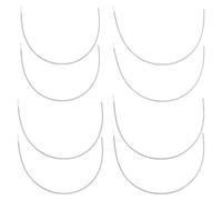 WADORN 32 Pairs 4 Sizes Stainless Steel Bra Underwire, Womens Bras Wires Replacement Undergarment Sewing Fasteners Women Lingeries Metal Replace Bracket for B C D E Cup