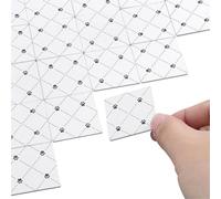 WADORN 40Pcs Miniature Dollhouse Flooring, 1.2 Inch Wooden Double-Sided Square Dollhouse Floor Tiles DIY Miniature Dollhouse Accessories with Dog Paw and Triangle Patterns No Cutting Required