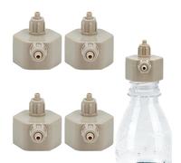WADORN 4Pcs Aquarium CO2 Generator-DIY Carbon Dioxide Reactor Bottle Caps DIY Plants Air Diffuser Generators Replaceable Generator DIY Reactor Parts for Aquarium Fish Tank Live Plants Hydroponics
