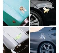 WADORN 7Pcs Colorful Insect Reflective Vinyl Car Decal Stickers, Dragonfly Bee Outdoors Sticker Waterproof Car Window Decals for Bumper Windows Cars Trucks Tool Boxes Laptop Water Bottle