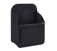 WADORN Felt Backpack Organizer Insert, Multi-Pocket Rucksack Interior Shaper, Travel Rucksack Insert Bag Organizer with Zipper, 19.5x12x26.5cm, Black