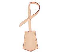 WADORN Genuine Leather Purse Bag Charm, Apricot Cowhide Leather Handbag Pendant Decoration for Travel Suitcase Luggage, Speedy, Neverfull, Alma, Graceful Bags