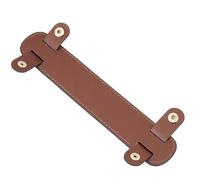 WADORN Imitation Leather Shoulder Strap Pad, Replacement Shoulder Pad Adjustable Non-Slip Shoulder Pad Cushion 4.2cm Wide Detachable Soft Leather Strap Cover for Messenger Camera Purse Tote, Brown