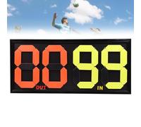 WADPP Football Soccer Referee Substitution Board, Manual Scoreboard, Double Side Display for Change Player and Additional Time Display in Any Teamsport,M4digits