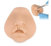 WADPP Silicone Cleft Lip Suture Training Model 3D Human Mouth Surgical Practice Pad for Medical Students Nursing Teaching Clinic Hospital Demonstration Realistic Suture Kit,BilateralMixedModel