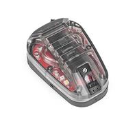 WADSN Tactical Helmet Light Signal Light with LED + IR/Strobe Military IFF Helmet Light Flashlight Survival Signal Light for Outdoor Sports (WD03001-BK-RED)