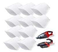 WADUBI 10 Pack Replacement Filter Bags, Compatible With Einhell Power X-Change TE-VC 18 Li-Solo And TE-HV 18/06 Li-Solo, Reusable Accessories For Handheld Vacuum