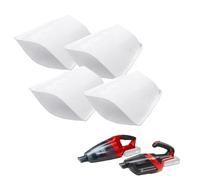 WADUBI 4 Pack Washable Filter Bags, Compatible With Einhell TE-VC 18 Li-Solo And TE-HV 18/06 Li-Solo, Replacement Accessories For Cordless Handheld Vacuum