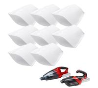 WADUBI 8 Pack Washable Vacuum Filter Bags, Compatible With Einhell TE-HV 18/06 Li-Solo And TE-VC 18 Li-Solo, Replacement Filters For Cordless Vacuum Cleaner