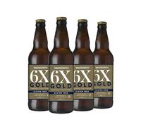 Wadworth 6X Gold Gluten Free Vegan Golden Ale Beer | 4 x 500ml Glass Bottle