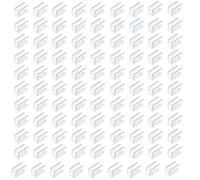 WADY 100 Pcs Neon LED Strip Light Clips - Waterproof Indoor/Outdoor Mounting Clips for DIY Projects, Bedroom Decor & Neon Signs Installation | Secure & Reusable