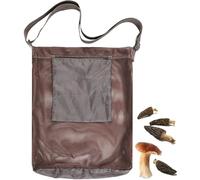 WADY Mushroom Backpack, Mushroom Bag, Fruit Harvesting Bag, Mesh Mushroom Hunting Bag Large Capacity Foraging Bag Foldable, Reddish Brown