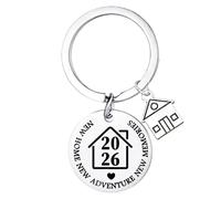 Waeceip 2026 House Warming Keyring 2026 New Home Gifts for First Time Home Gifts for New House Owner Gift Homeowner Homes Buyers Housewarming Gift for Women Men Couple Present
