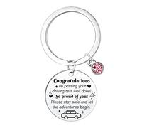 Waeceip Drive Safe Keyring for Women Men Passed Driving Test Gifts for Learner Driver Gifts for New Driver Gift Congratulations Gift for Daughter Sister Son Granddaughter Christmas Birthday Present