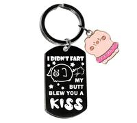 Waeceip Funny Pig keychain Gift for Daughter Son Funny Gift for Women Men Adult Cute Pig Lover Gifts for Birthday Gift Best Pig Keychain