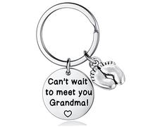 Waeceip New Grandma Keyring Pregnancy Announcement Gifts for First Time Grandma Gifts Promoted To Grandmas Gift for Grandmother Announcement Present for Grandmother to Be Present