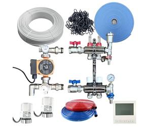 Wärmer System 25-30Sqm Water Underfloor Heating Kit 1 Room