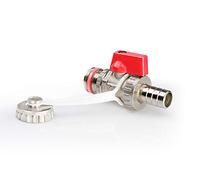 Wärmer System Drain Valve Cock 3/4 Inch with Garden Hose Plug, Chrome Plated