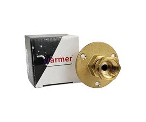 Wärmer System Wallplate PSW Flange Bracket for Outside Tap Universal Adaptor for Use with 16mm Plastic Pipe Through The Wall 1/2 inch BSP Flanged Fitting