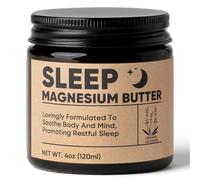 WAESKI Magnesium Butter for Sleep, Original Lavender 4oz | Magnesium Cream with Shea & Mango Butter, Arnica & Essential Oils, Nighttime Magnesium Lotion, For Leg, Foot