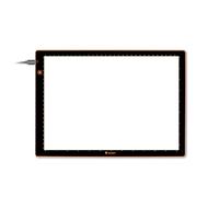 Wafer 2 Light Pad (A3) for Tracing, Drawing, Sketching & Painting - Dimmable with Adjustable Brightness - Tracing Lightbox for Artists, Black