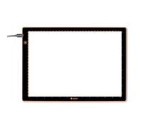 Wafer 3 Light Pad (A2+), Dimmable with Memory Function, Perfect for Tracing, Sketching, Scrapbooking and Other Craft Projects,18X23.5 inches, Black