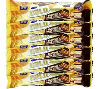 Wafer Bundle With Gold Billions Wafer Chocolate hazelnut Golden Caramel Chocolate 39g (6 Pack) - By Oerich Gift