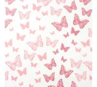 Wafer Cake Wrap - Pink Butterflies A4 (210mm x 297mm) Edible Wafer Paper Design from The Vanilla Valley - A4