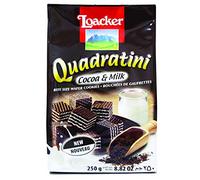 Wafer Quadratini Cacao & Milk 250 gr. - Loacker