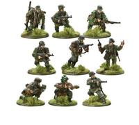 Warlord Games Highly Detailed 28mm Plastic Miniatures German Waffen SS Infantry for Bolt Action