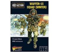 Waffen SS Squad (Winter) - 28mm Scale Metal Miniatures for Bolt Action by Warlord Games - Highly Detailed World War 2 Miniatures for Table-top Wargaming