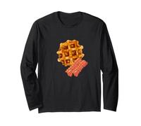 Waffle Bacon Long Sleeve T-Shirt