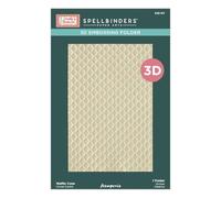 Waffle Cone 3D Embossing Folder from The Candy Christmas Collection by Stamperia