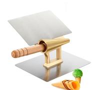 Waffle Cone Maker, Nonstick Copper Molds for Homemade Ice Cream Cones, 143mm Height & 41mm Base, Easy to Use for Delicious Desserts