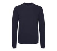 Waffle crew neck sweater Casual Friday Karl Blue XL