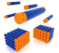 Waffle Darts Hollow Out Soft Head Darts Refill Darts Bullet for Nerf N-Strike Elite Guns 7.2*1.3cm Blue Ammo Toy Gun Accessories Blue 400pcs