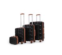 Waffle-Design Lightweight Suitcases:24-inch/One Suitcase
