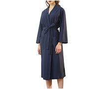 Waffle Dressing Gown Women: Bathrobes Women Soft Waffle Robe Spa Quick-Drying Robe Mens And Womens Breathable Robe Unisex Hotel Robe Long Robe Lightweight Bathrobe For Spa Hotel Loungewear Sleepwear