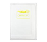 Waffle Flower Mini Stencil Mat - Matte White Silicone Craft Mat w/Bag for Ink blending. Non-Slip, Waterproof, Heat-Resistant, Non-stick and Non-reflective. 6 x 9 inch Open Edge for Bigger Media Sizes.