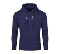 Waffle Hoodies for Men UK Warehouse Clearance Plain Hooded Sweatshirt Solid Work Jumpers Oversized Gym Hoody Long Sleeve Loose Fit Autumn Winter Pullover Tracksuit Tops Essentials Hoodie