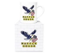 Waffle House Patriotic Coffee Mug in Gift Box - 9 oz Limited Edition Cup - Iconic Logo, Ideal Gift for Coffee Lovers
