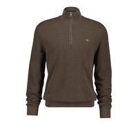 Waffle Knit Half-Zip Pullover Gant Marron 3XL