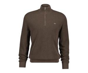Waffle Knit Half-Zip Pullover Gant Marron 3XL